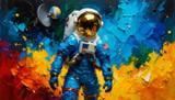 Astronaut in outer space