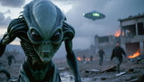 Aliens Classic Humanoids Take Over Earth