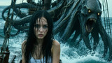 Deep-Sea Monster and Young Girl