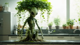 Aliens Disguise As Plants and Mashrooms