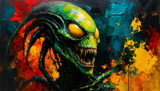 Alien Monster Portrait