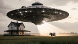 Flying Saucer Cow Abduction