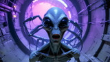 Classic Alien Humanoid Portrait