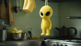 Aliens Disguise As kitchen Sponge