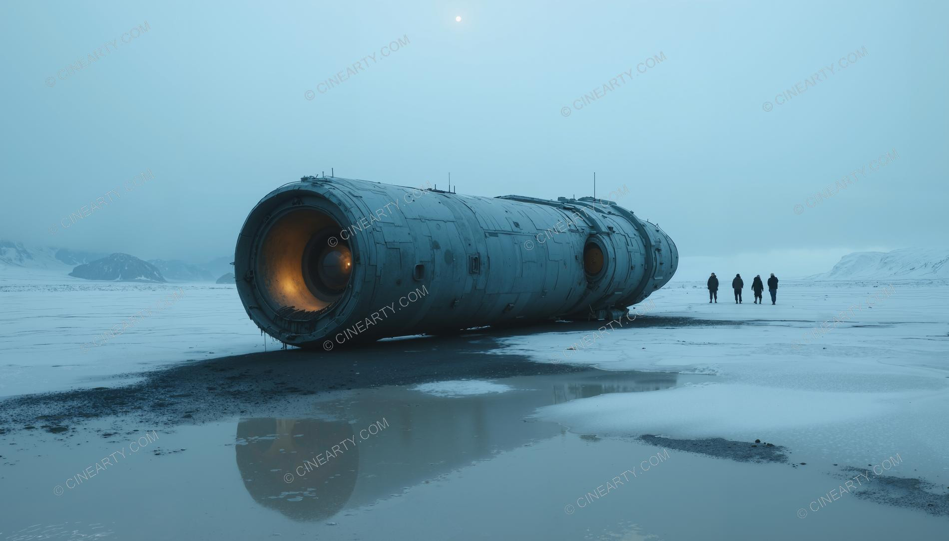 Cigar-Shaped Alien Spaceship 75314