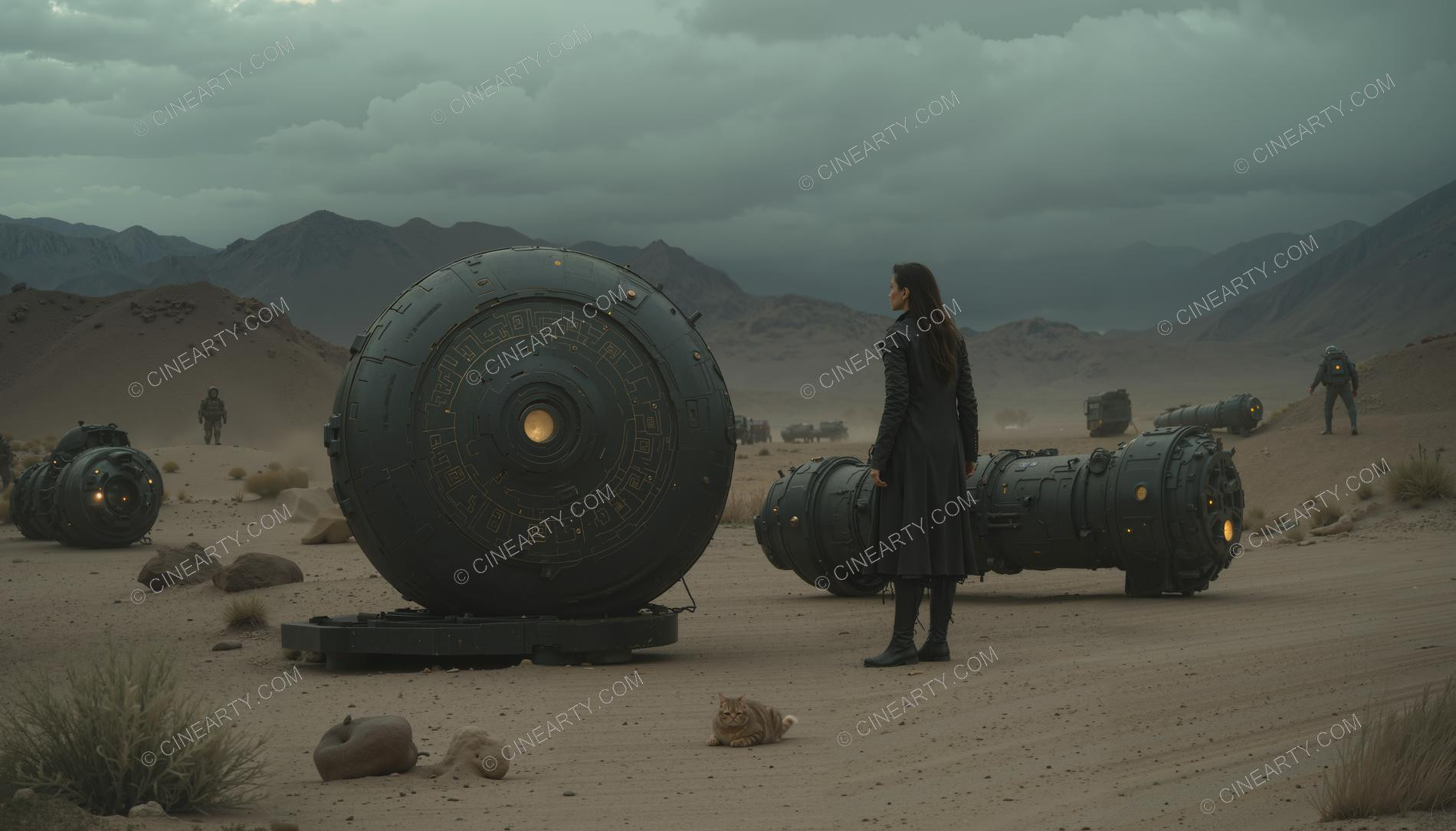 Crash and Wreckage of an Alien Ship 30747