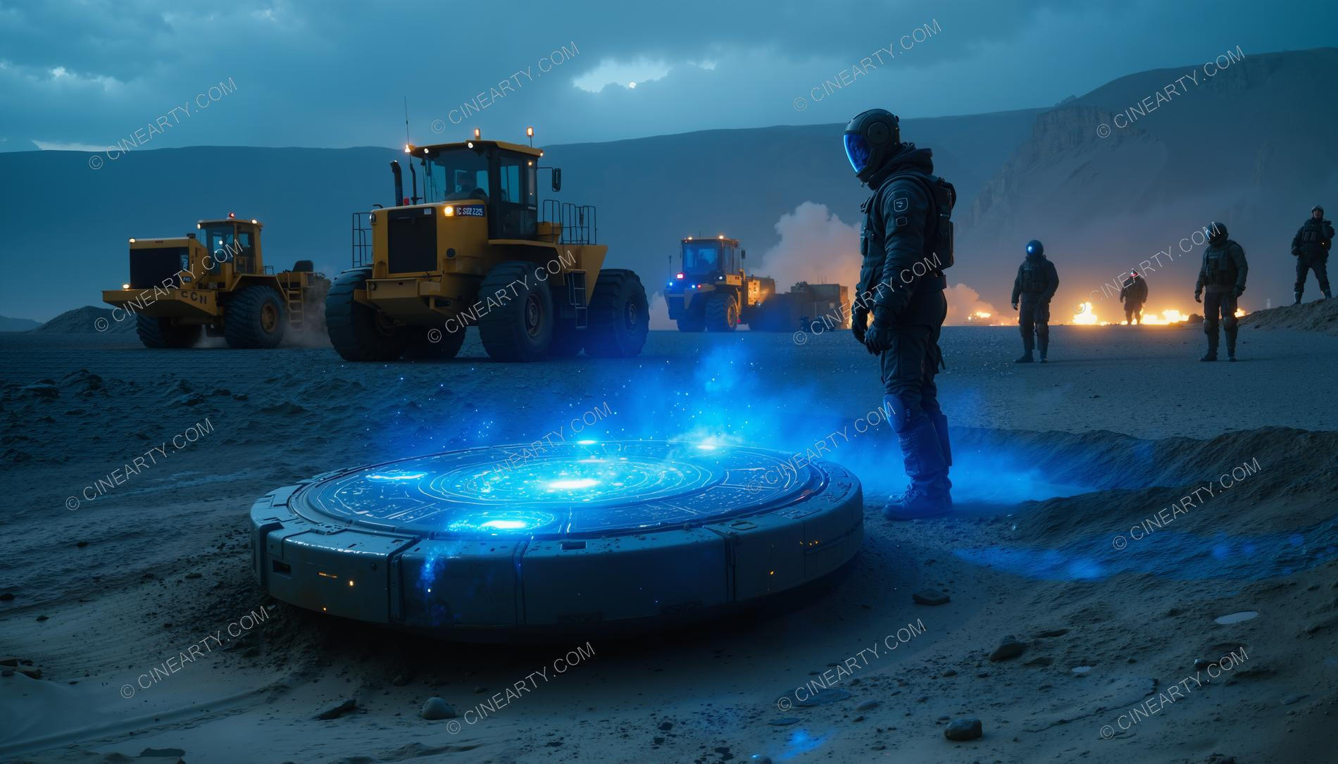 Crash and Wreckage of an Alien Ship 64433