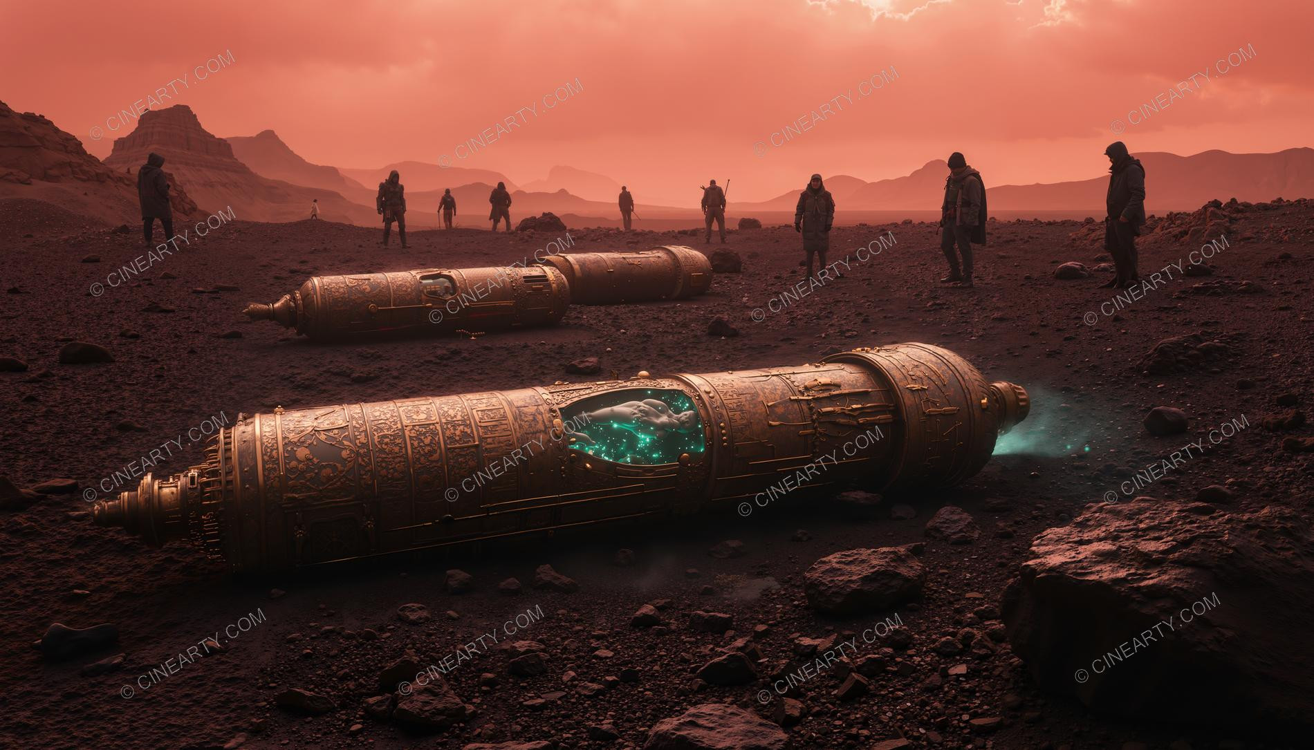 Crash and Wreckage of an Alien Ship 45753