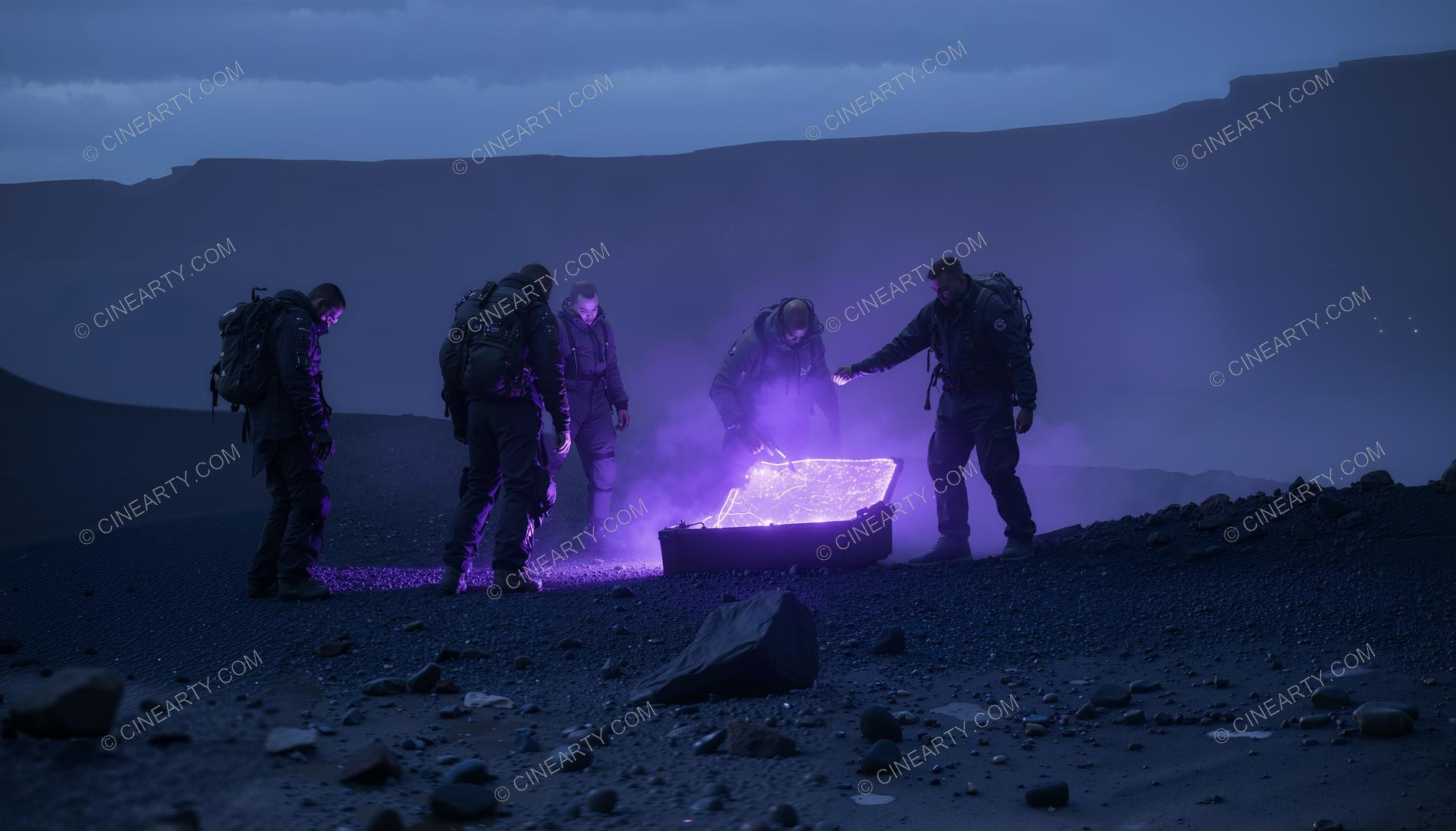 Crash and Wreckage of an Alien Ship 75828