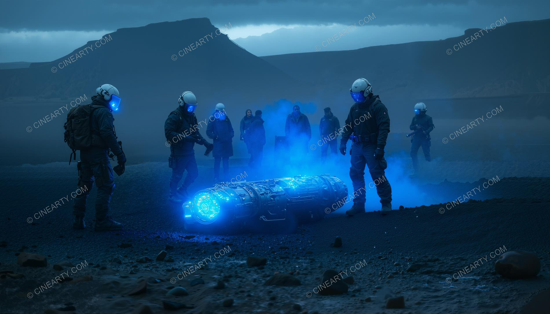 Crash and Wreckage of an Alien Ship 83723