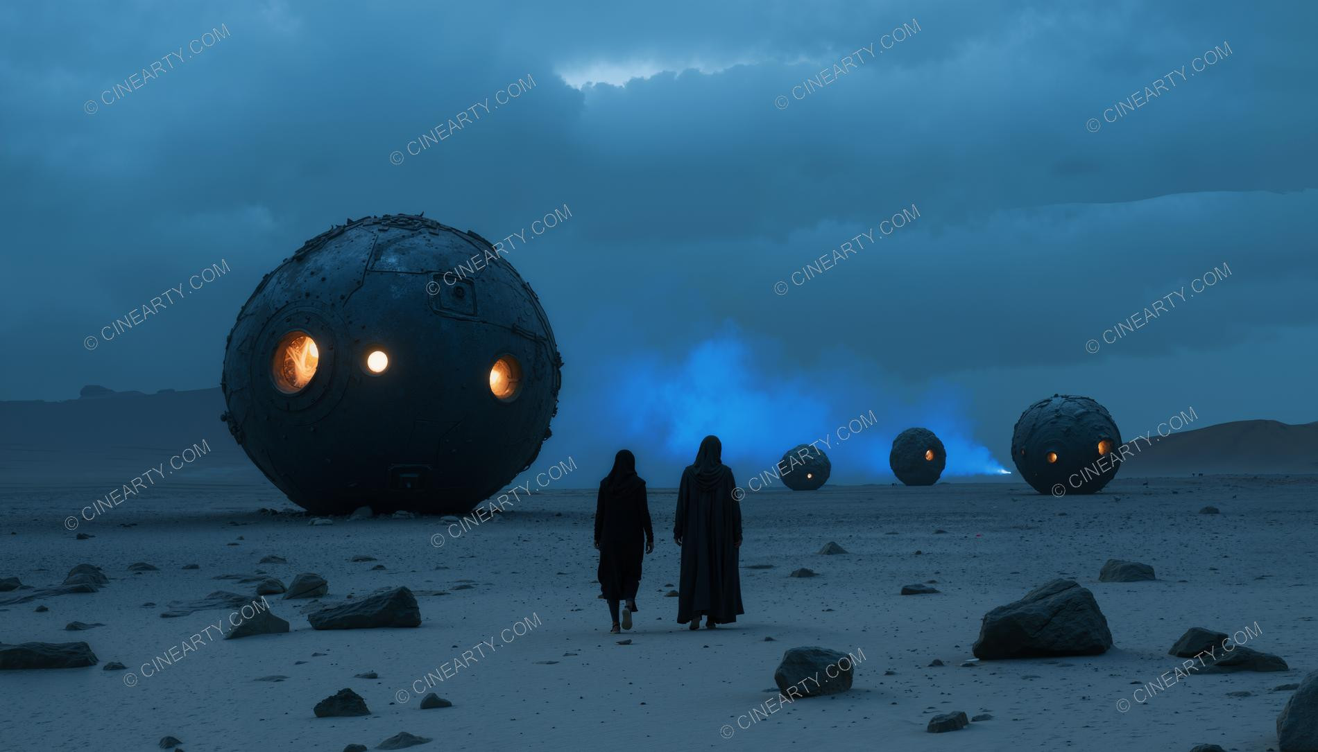 Crash and Wreckage of an Alien Ship 00640