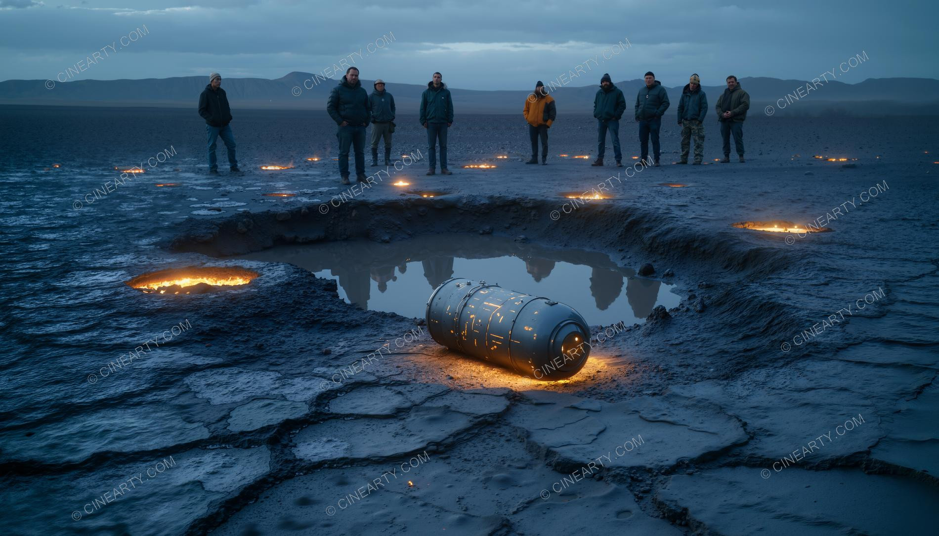 Crash and Wreckage of an Alien Ship 30873