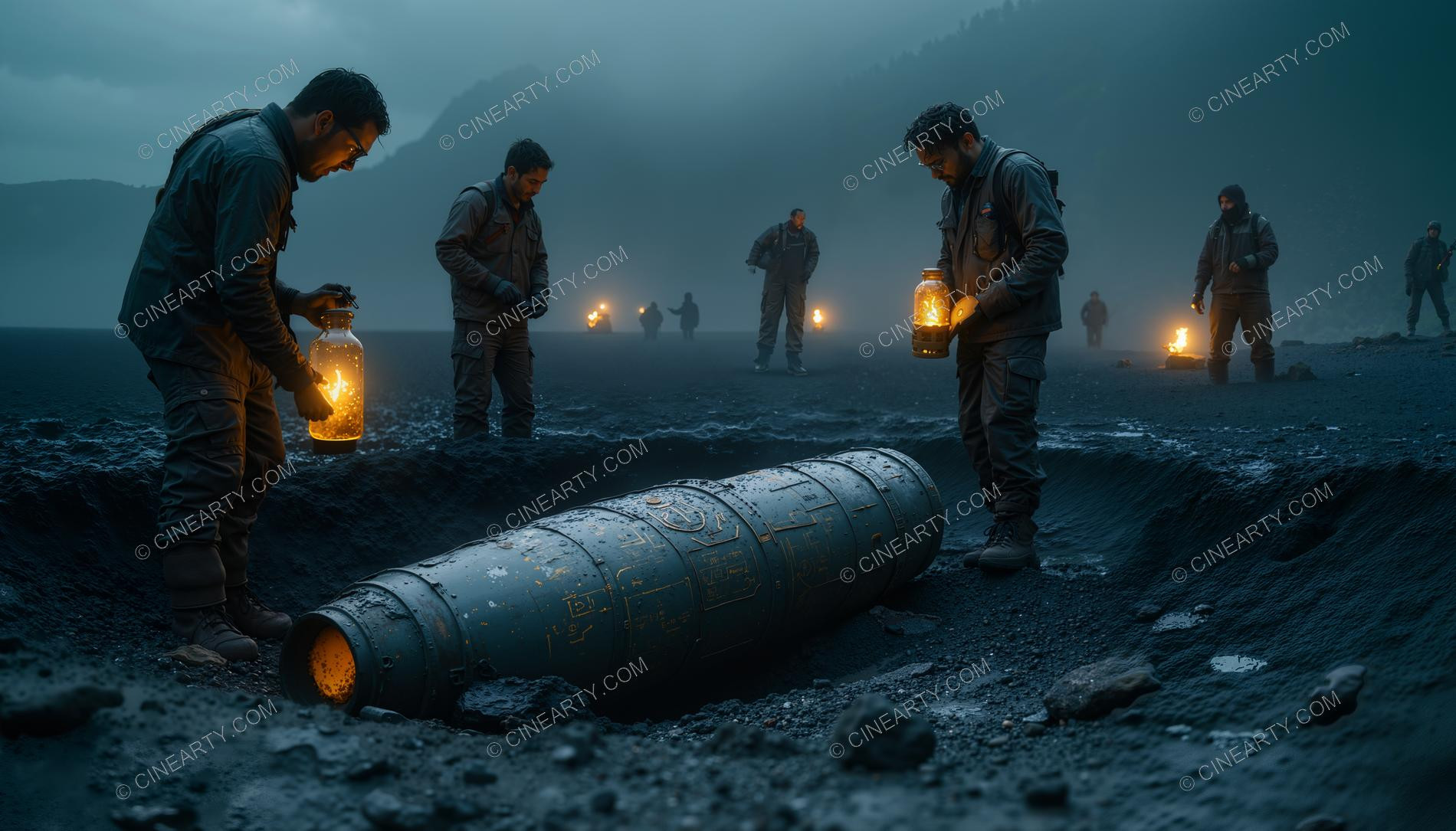 Crash and Wreckage of an Alien Ship 83406