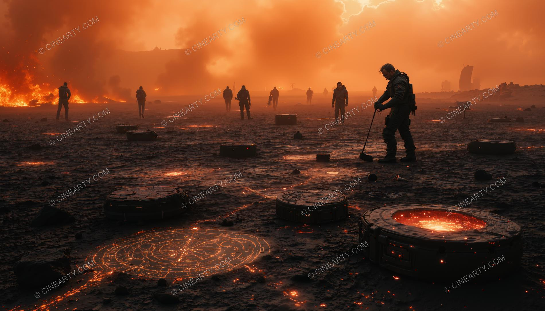 Crash and Wreckage of an Alien Ship 73438