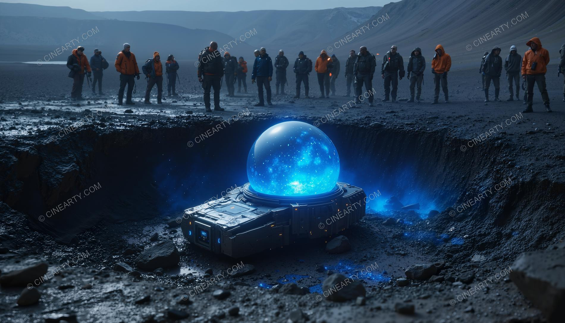 Crash and Wreckage of an Alien Ship 60581