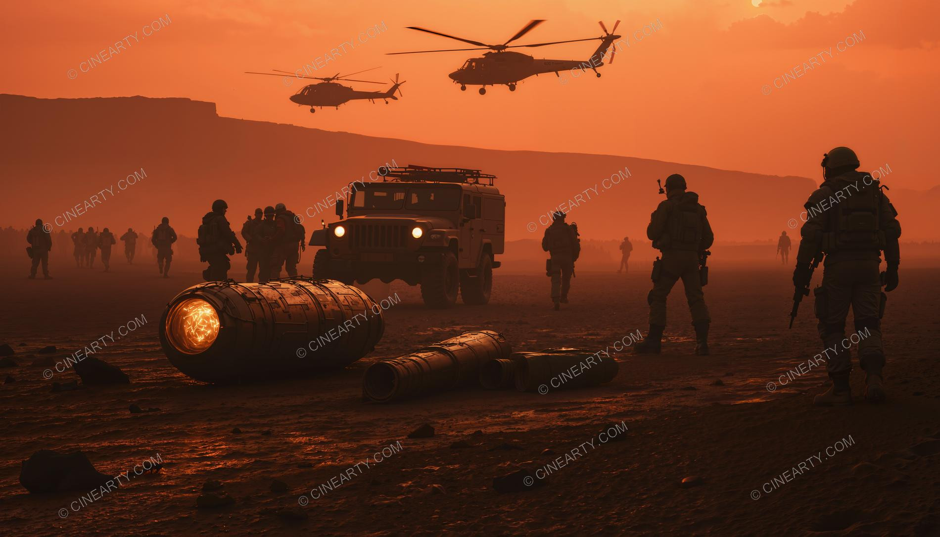 Crash and Wreckage of an Alien Ship 02142