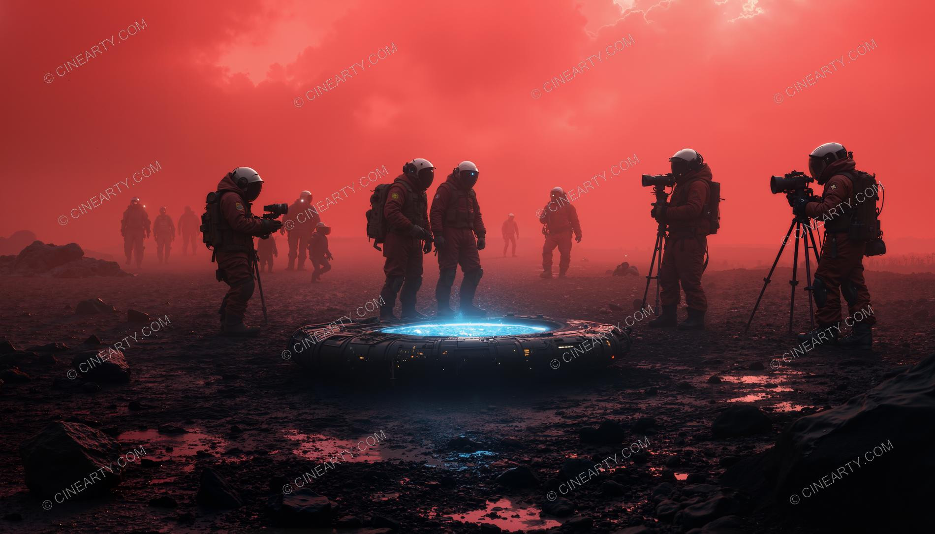 Crash and Wreckage of an Alien Ship 75643