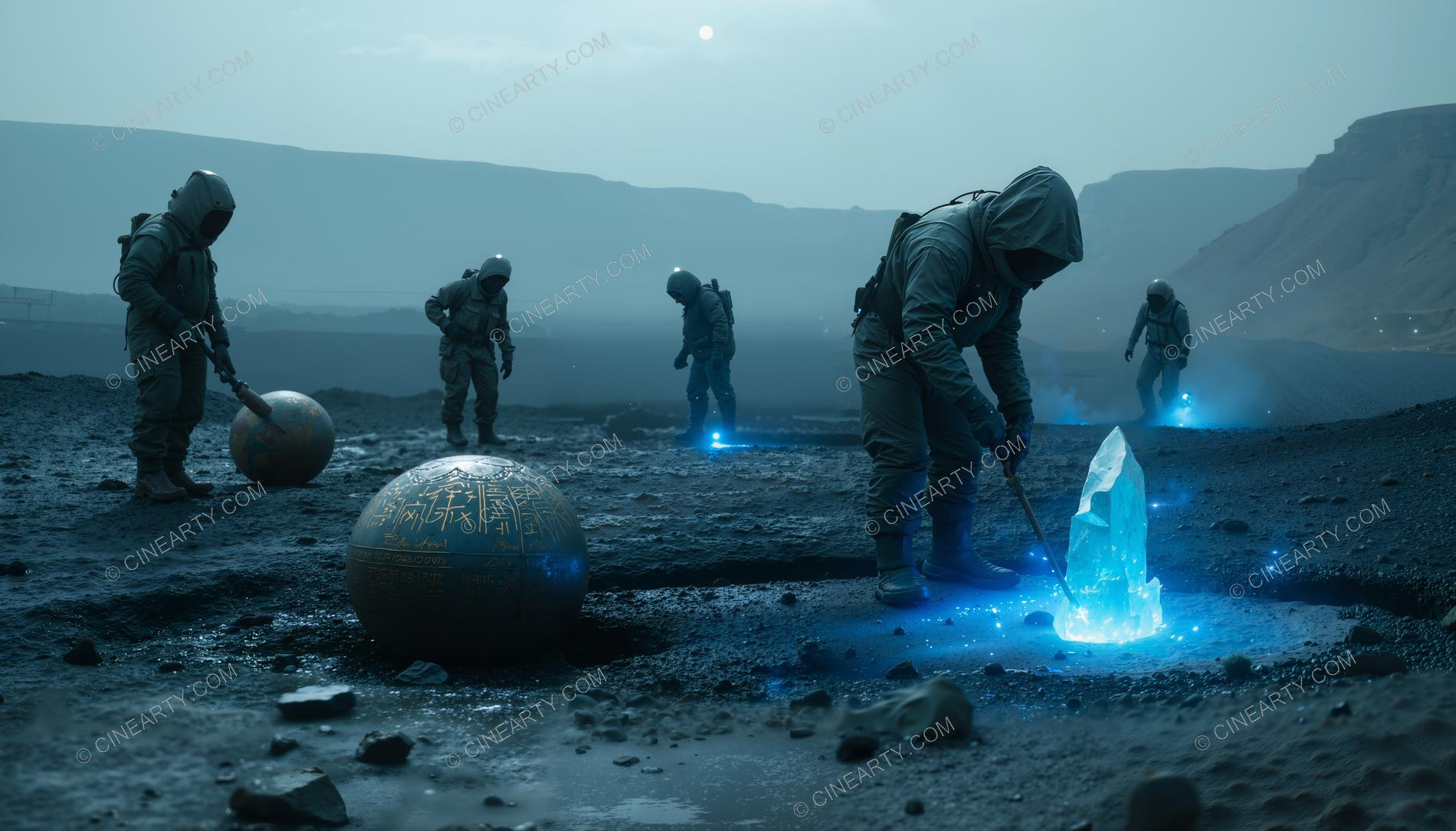 Crystals of Power at the UFO Crash Site 84647