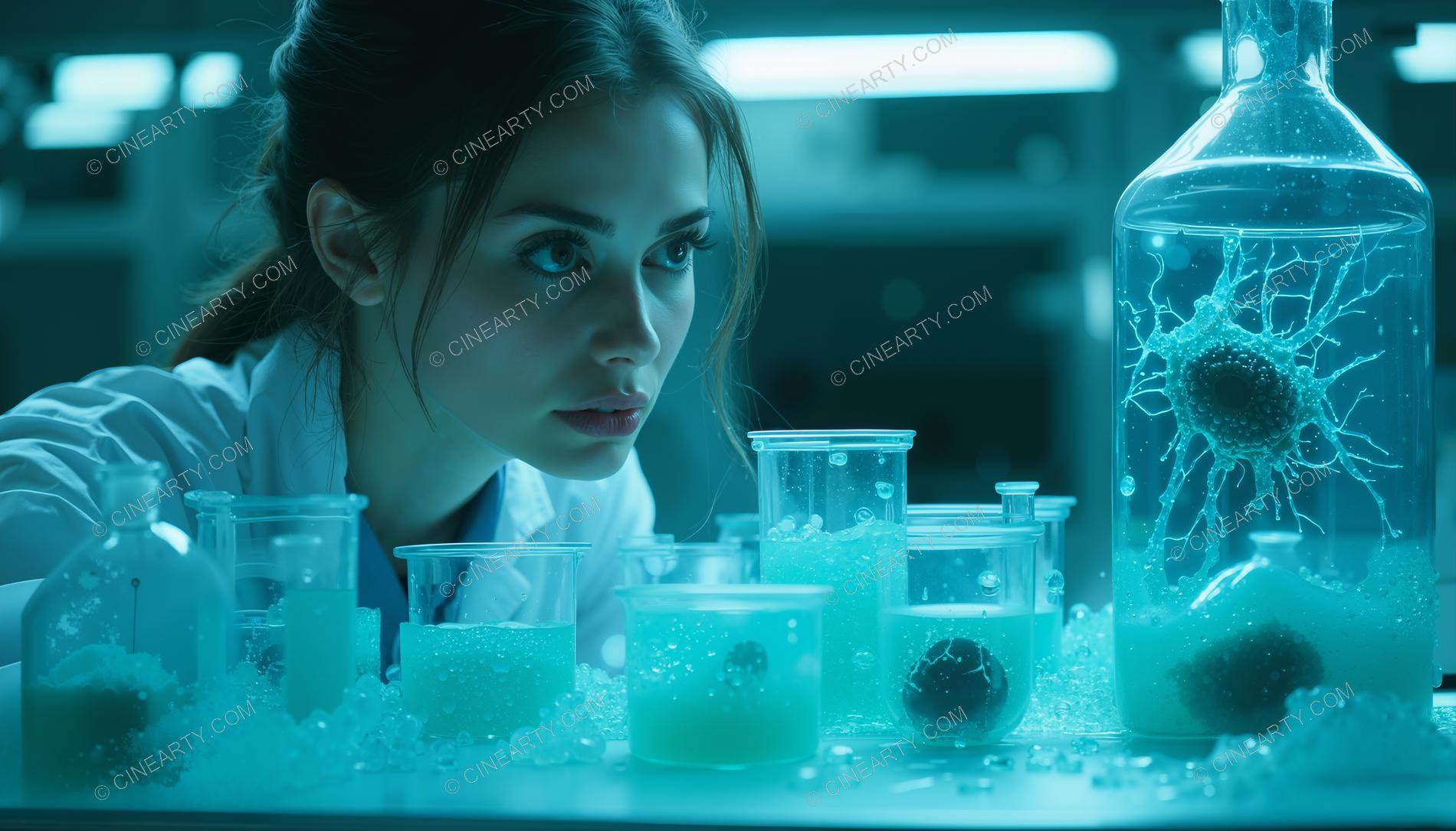 Alien Creature in a Scientific Laboratory 55396