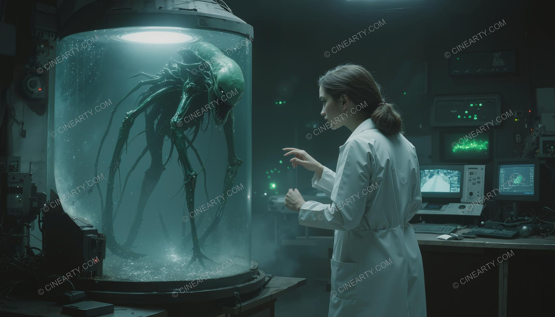 Alien Creature in a Scientific Laboratory 67014