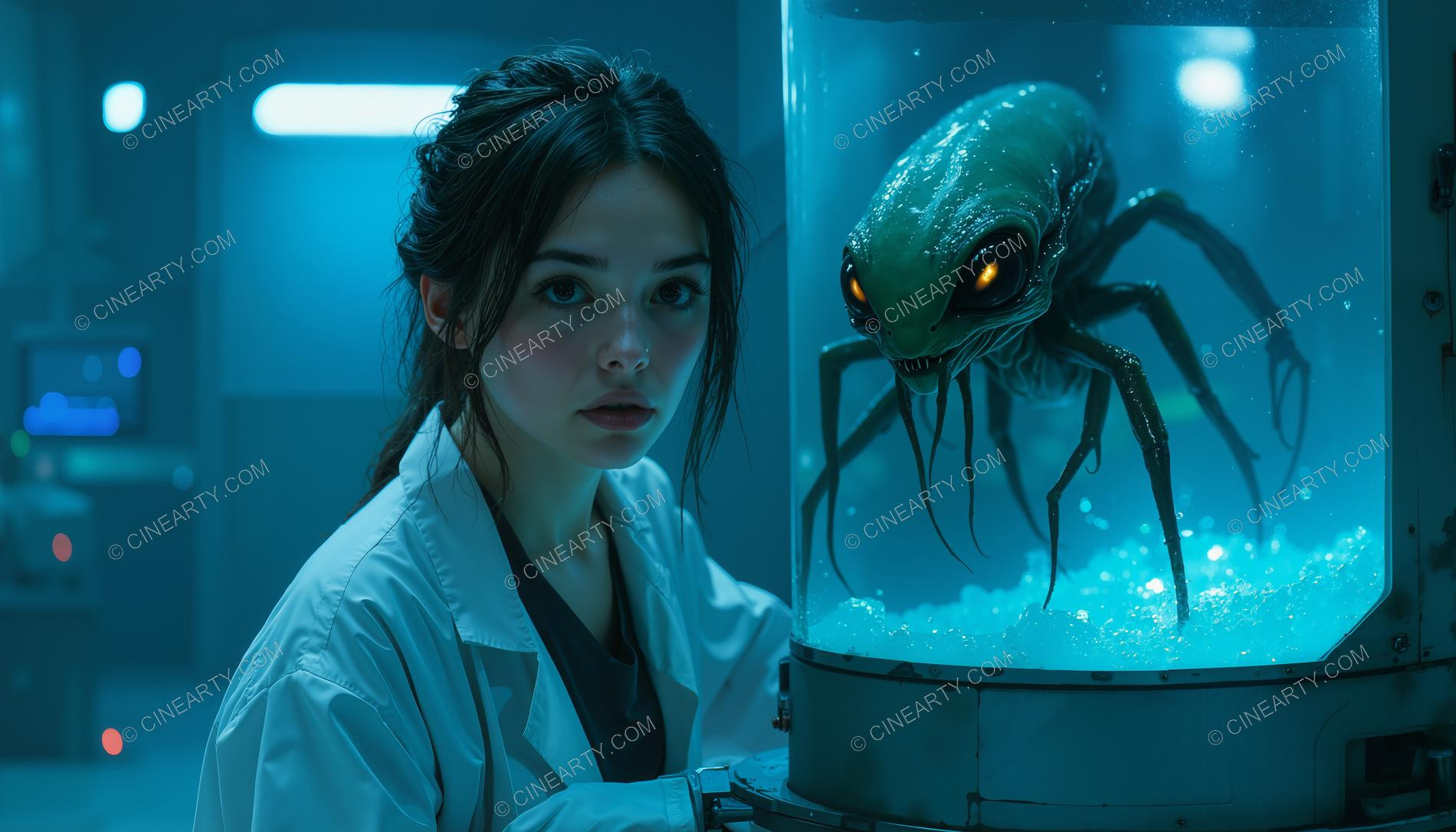Alien Creature in a Scientific Laboratory 91408