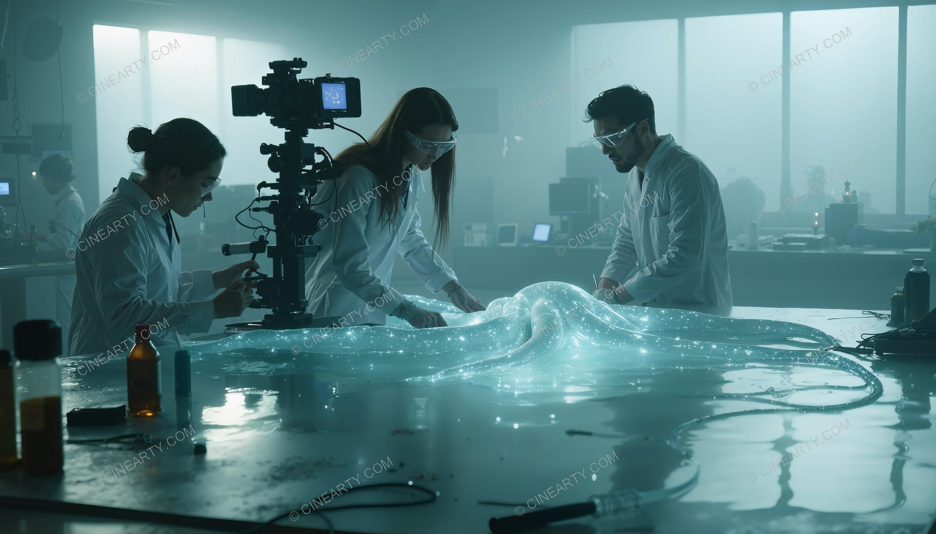 Alien Creature in a Scientific Laboratory 07732