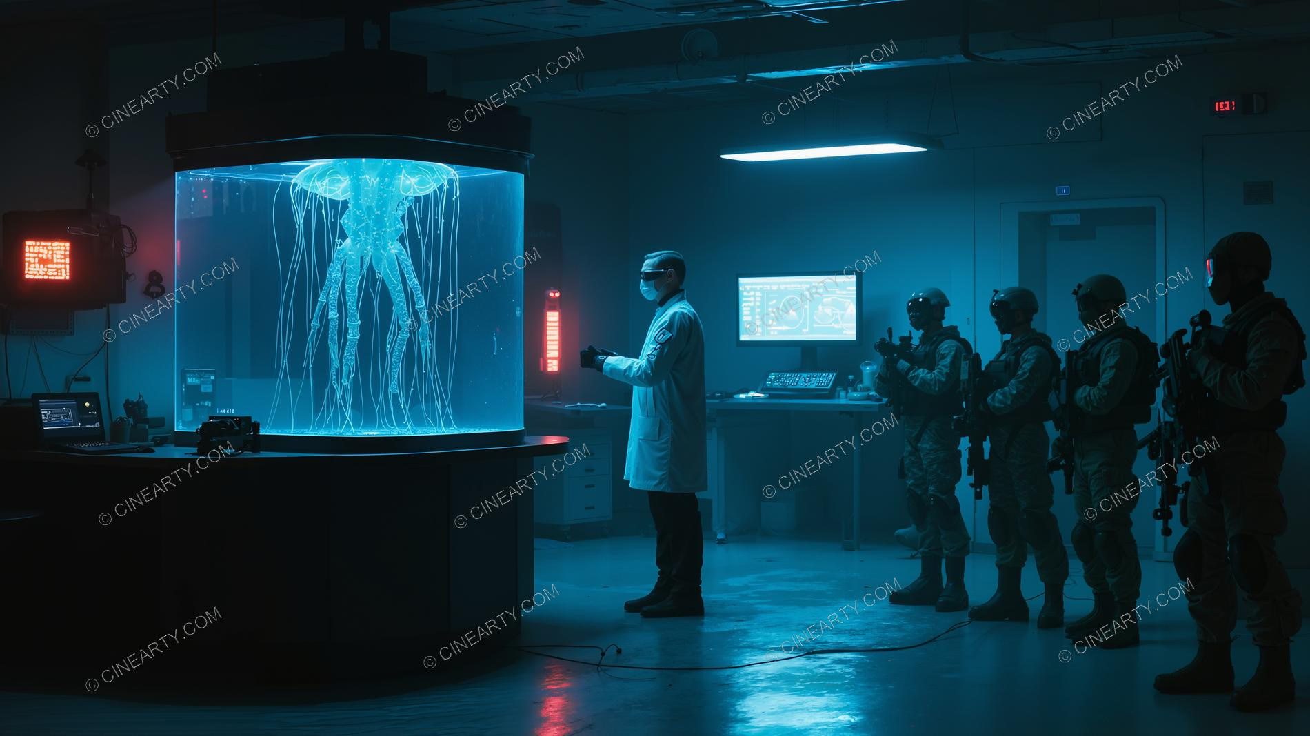 Alien Creature in a Scientific Laboratory 24750