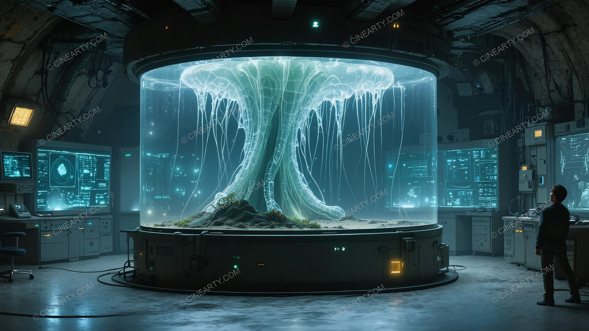 Alien Creature in a Scientific Laboratory 77175