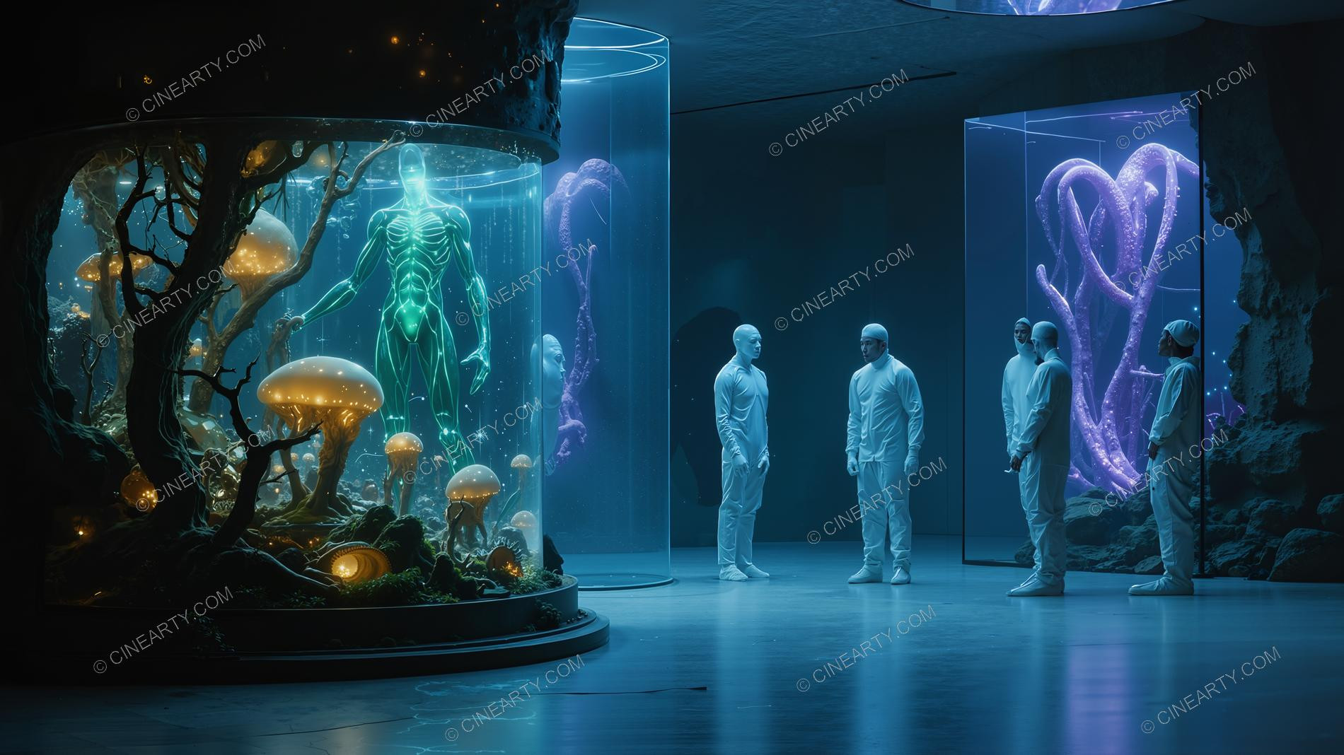 Alien Creature in a Scientific Laboratory 58781