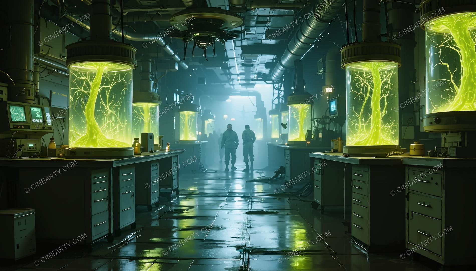 Alien Creature in a Scientific Laboratory 98758