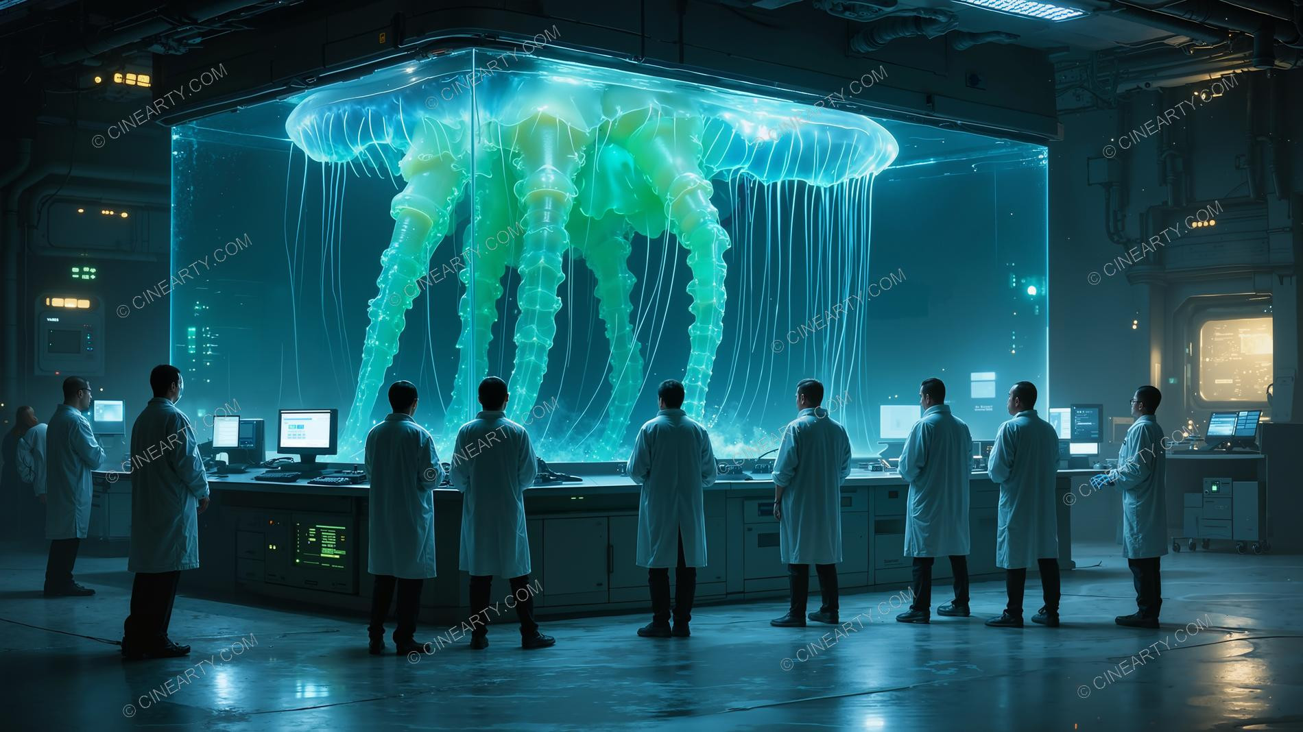 Alien Creature in a Scientific Laboratory 76059