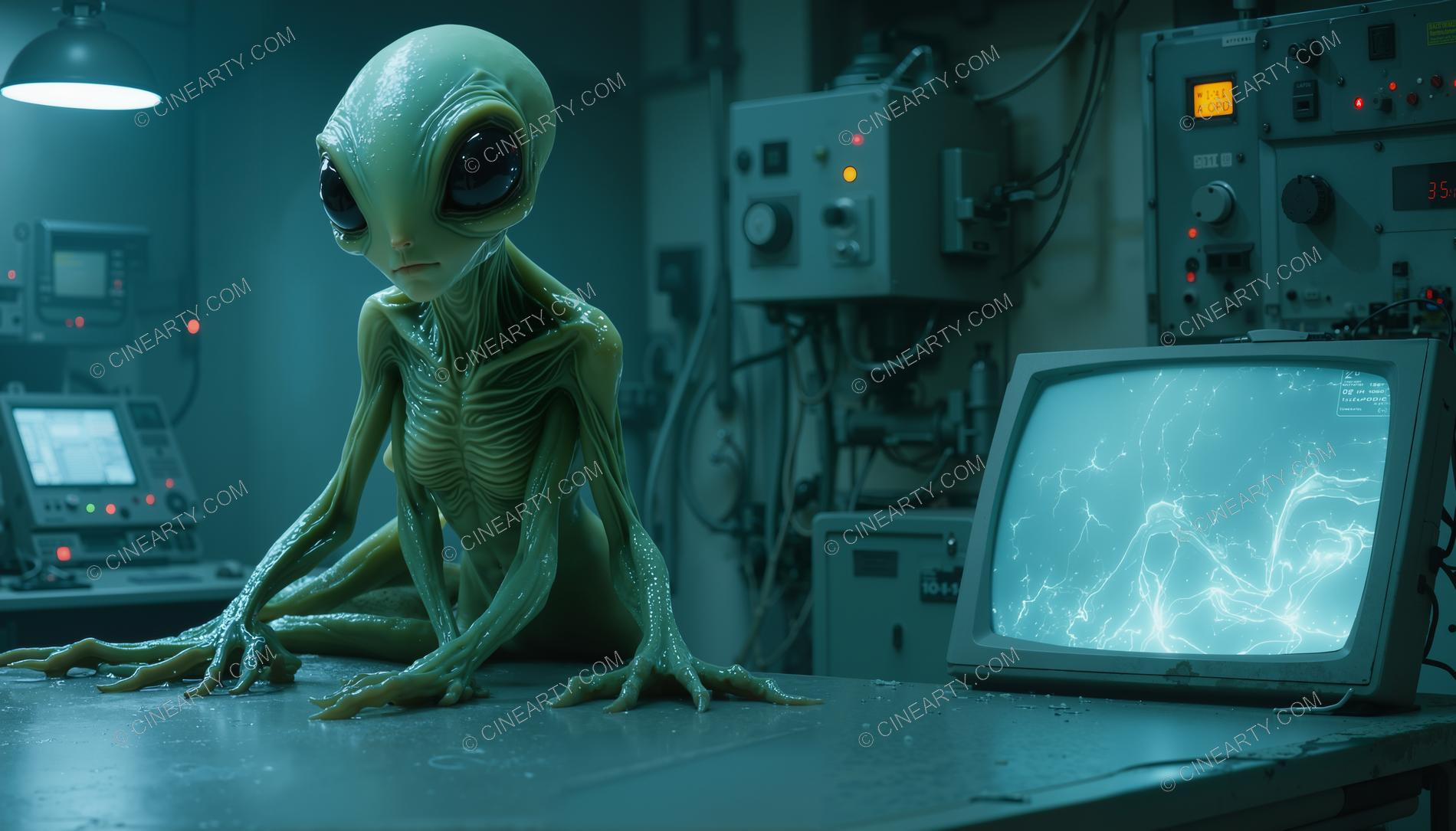 Alien in a Scientific Laboratory 06476