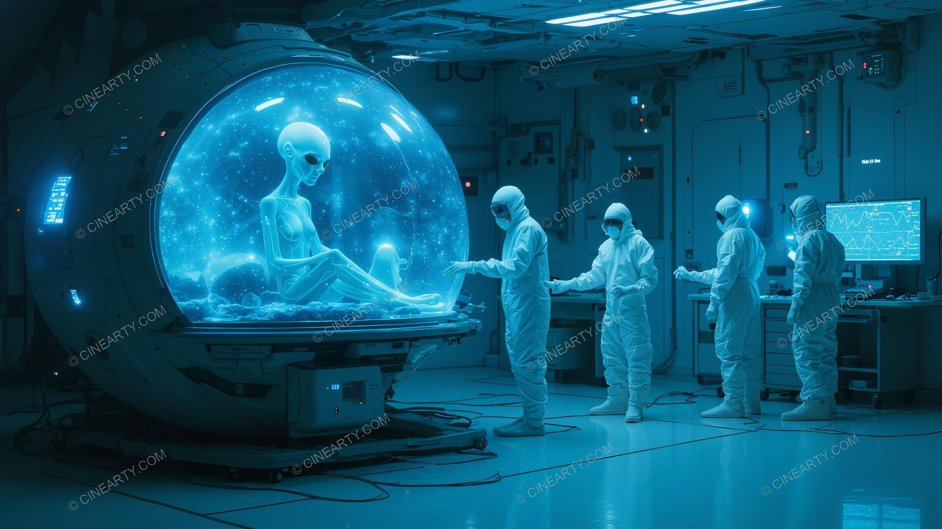 Alien in a Scientific Laboratory 02139