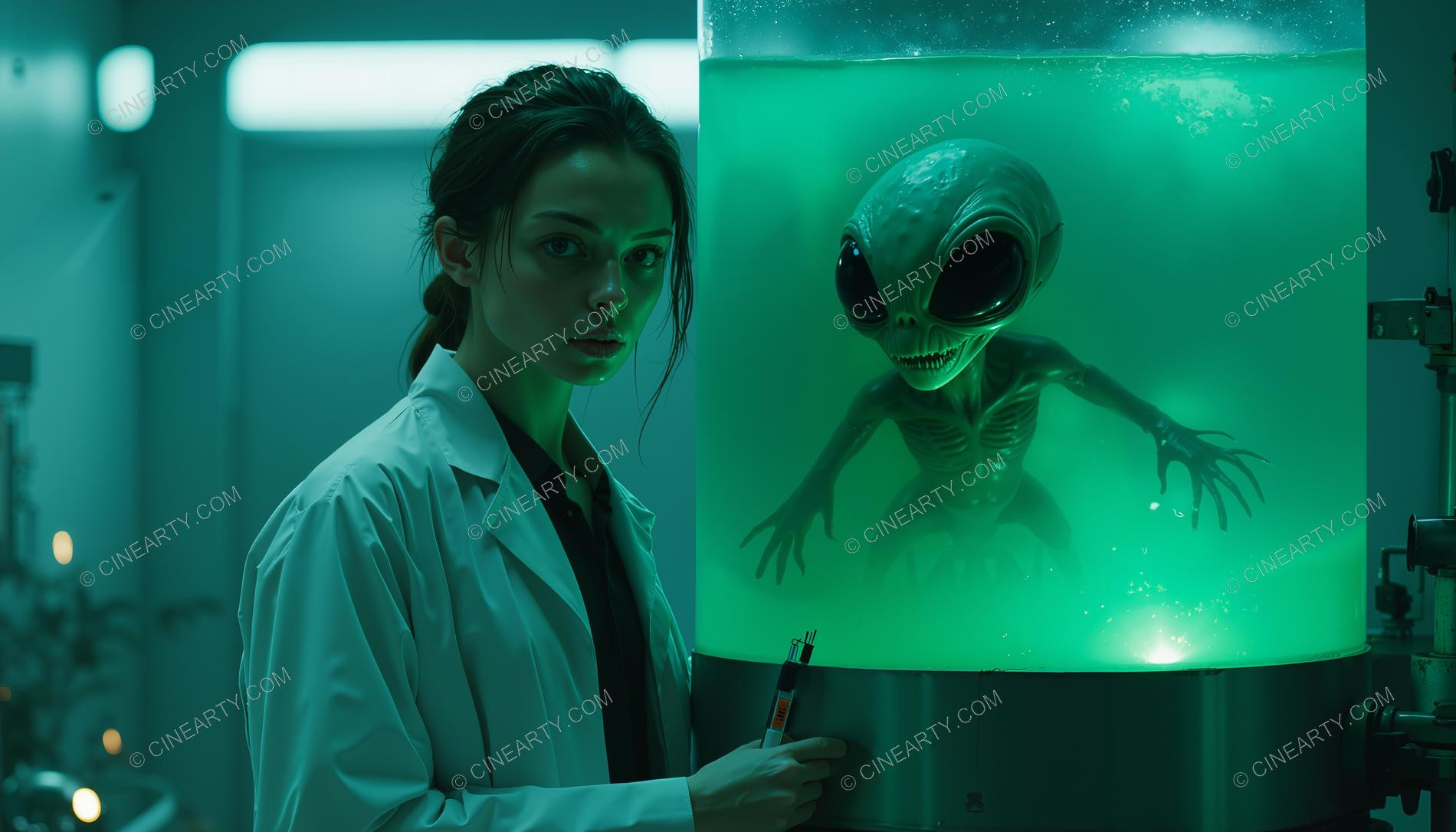 Alien in a Scientific Laboratory 91919