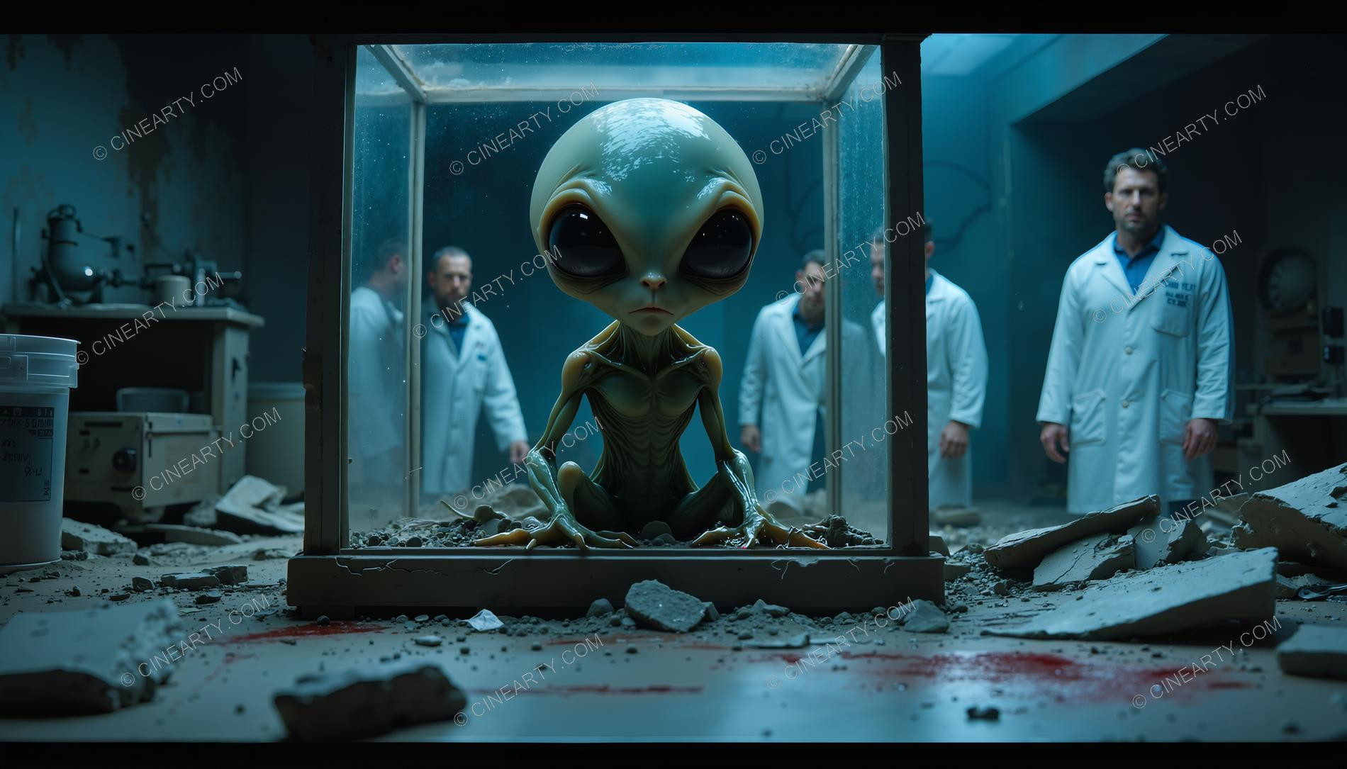 Alien in a Scientific Laboratory 18011