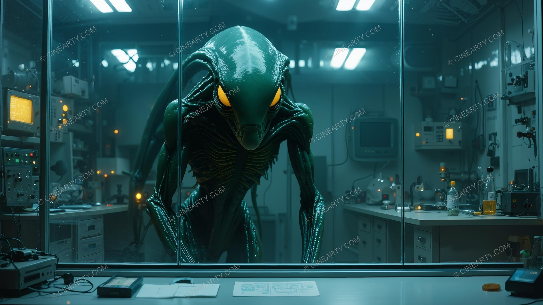 Alien Monster Escaped in a Scientific Laboratory 19994