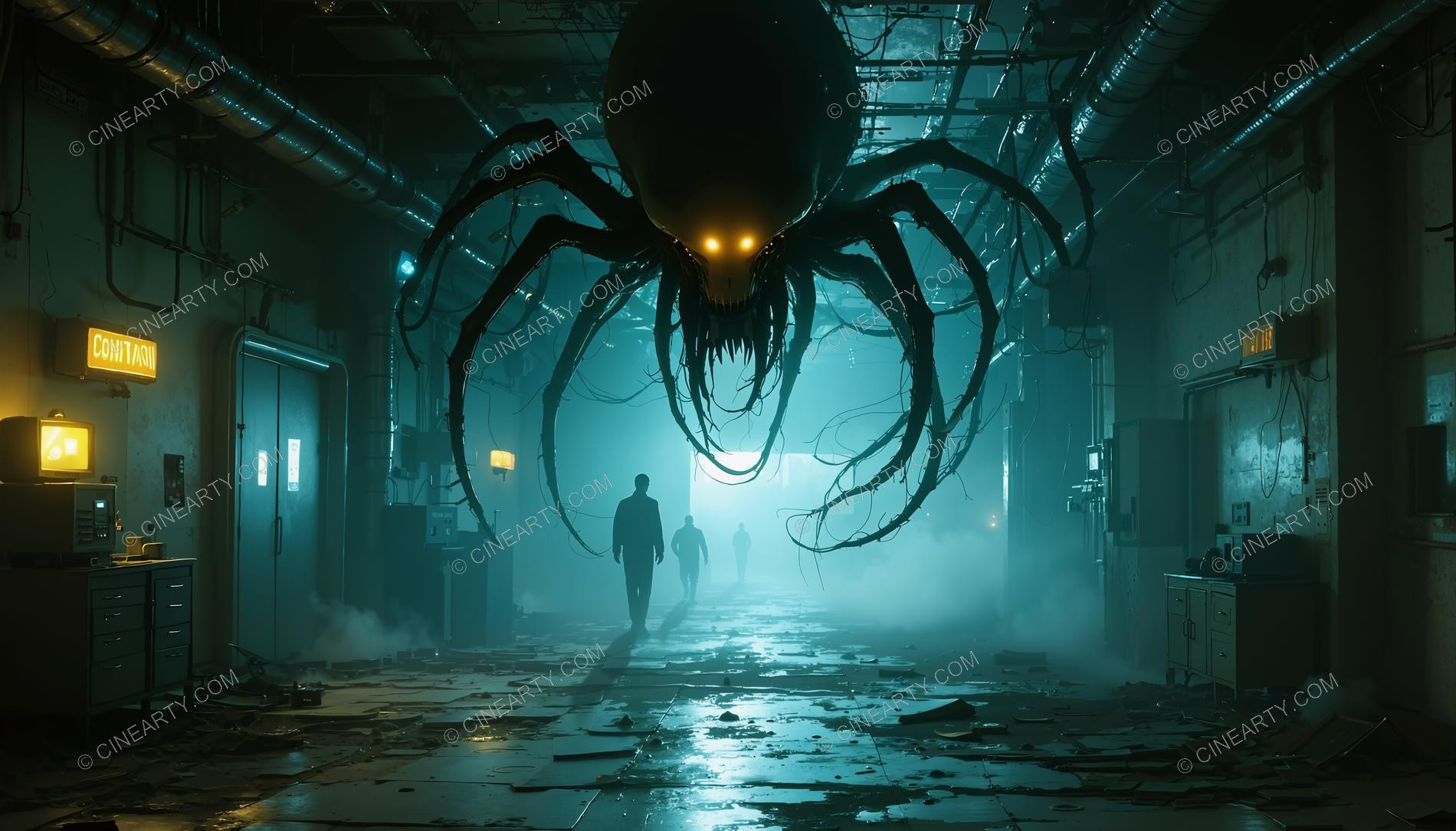 Alien Monster Escaped in a Scientific Laboratory 69804