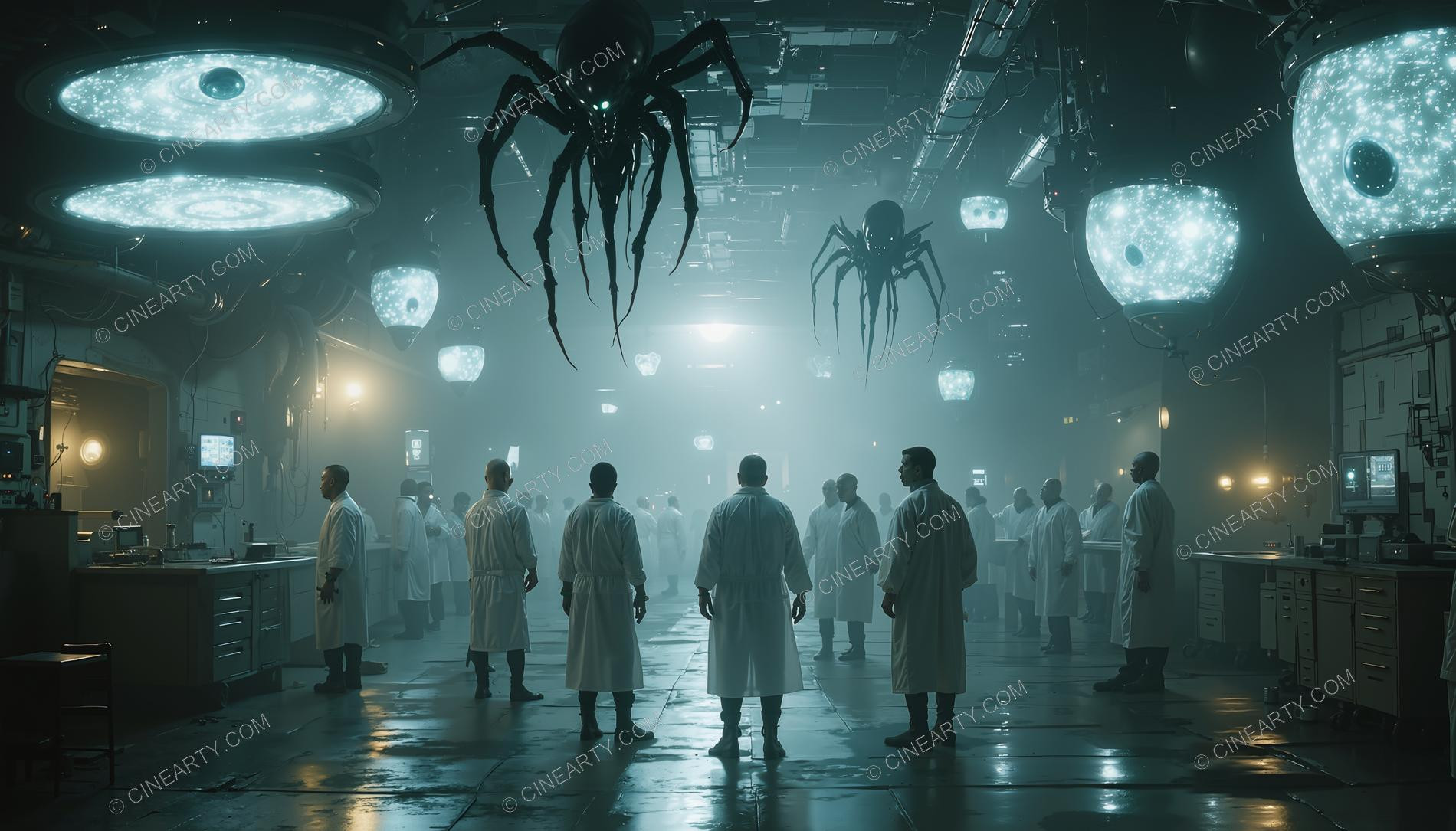 Alien Monster Escaped in a Scientific Laboratory 37430