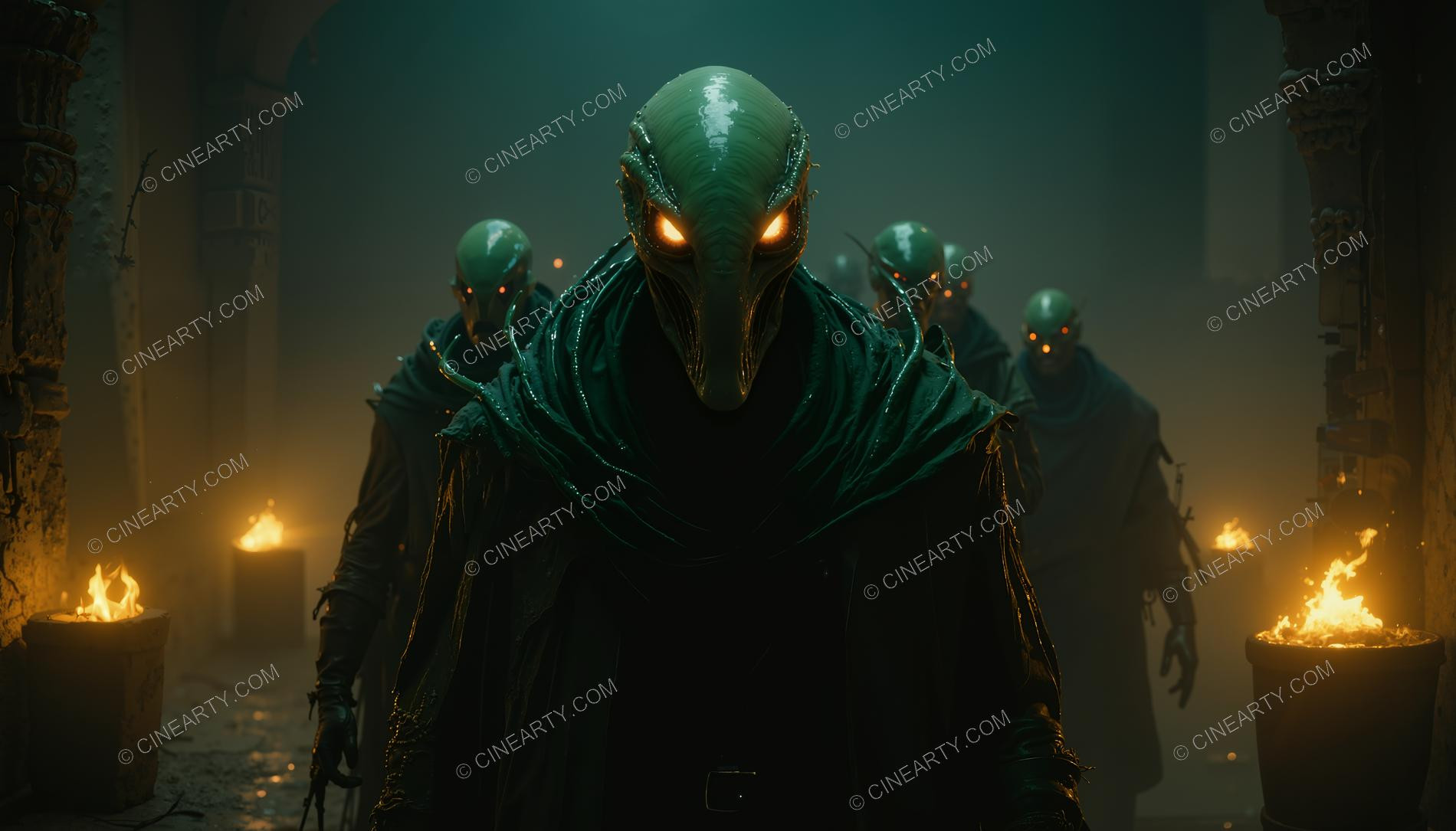 Alien Humanoids in the Middle Ages 35477