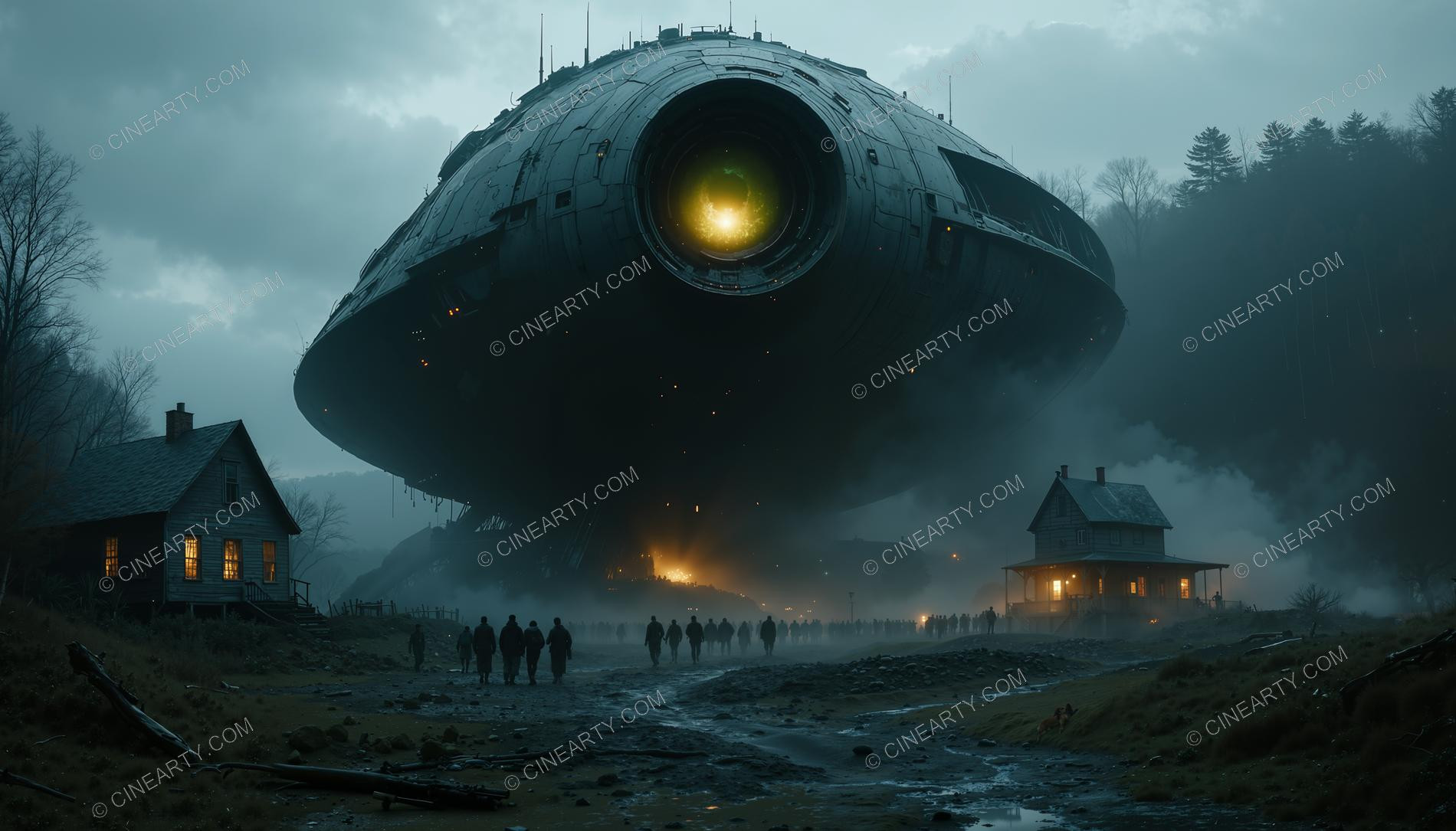 Alien Spaceship in the Middle Ages 52182