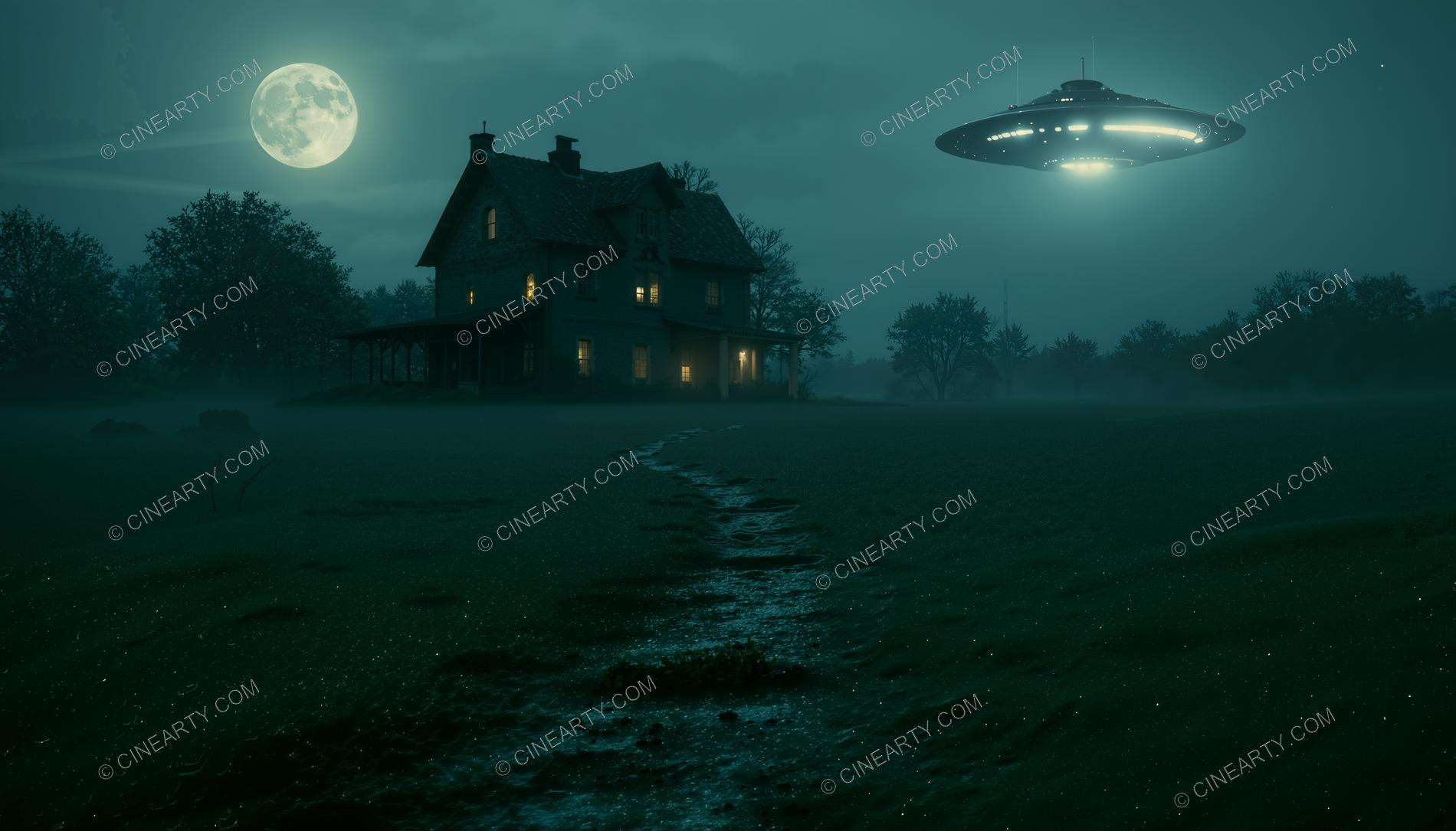 Alien Spaceship in the Middle Ages 34423