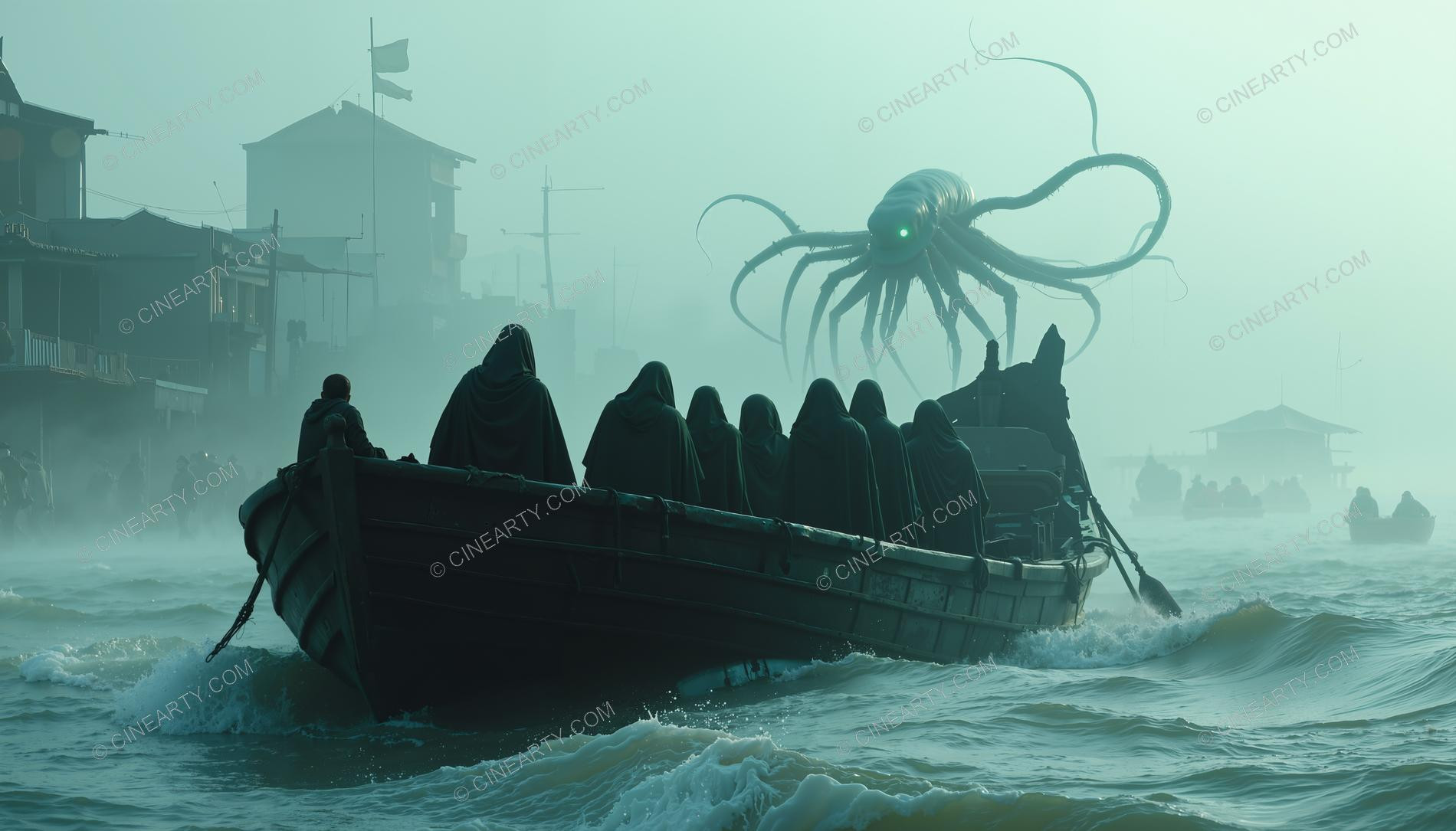 Giant Cephalopod Aliens in the Middle Ages 14916