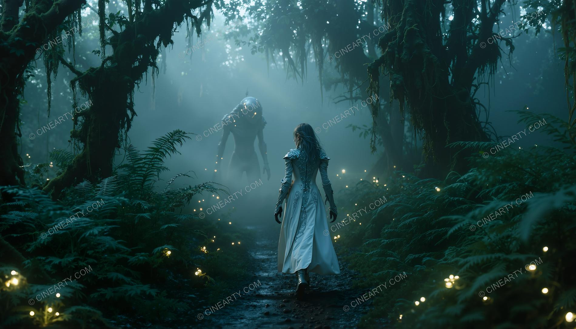 Medieval Young Girl Meets Alien 11495