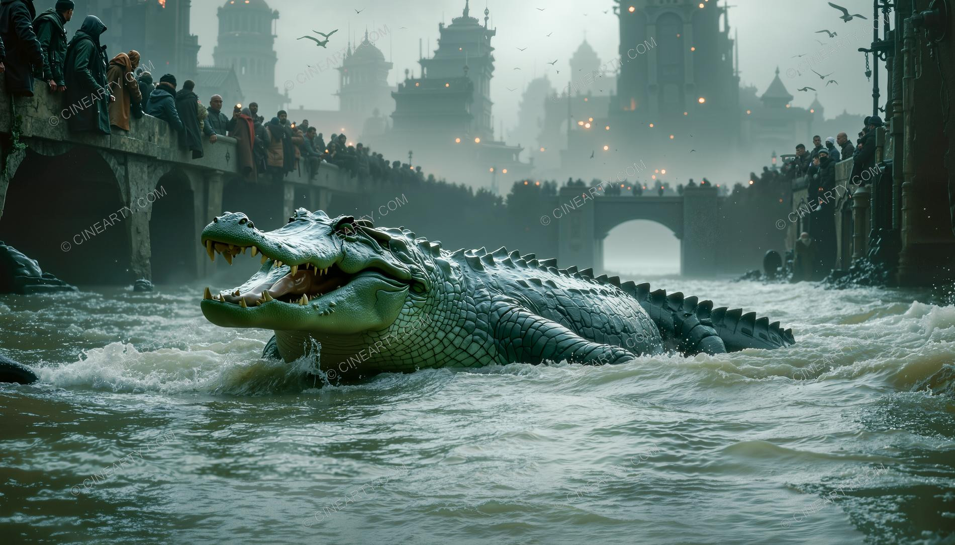 Alligators in the city 74352