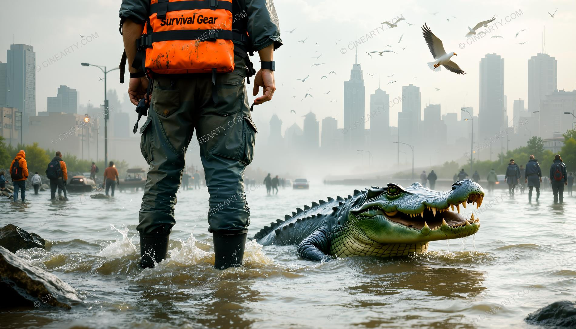 Alligators in the city 15609