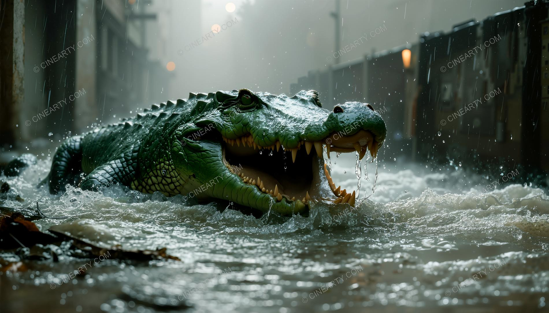 Alligators in the city 15923