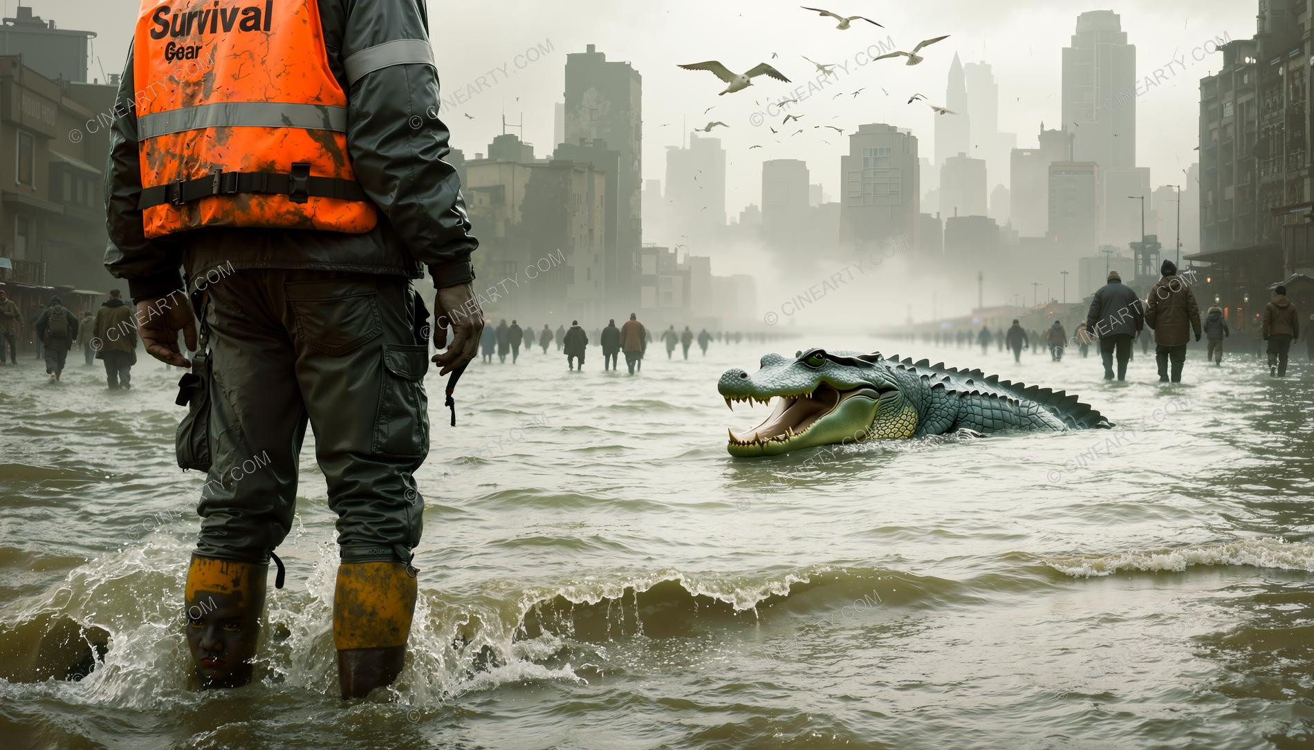 Alligators in the city 57473