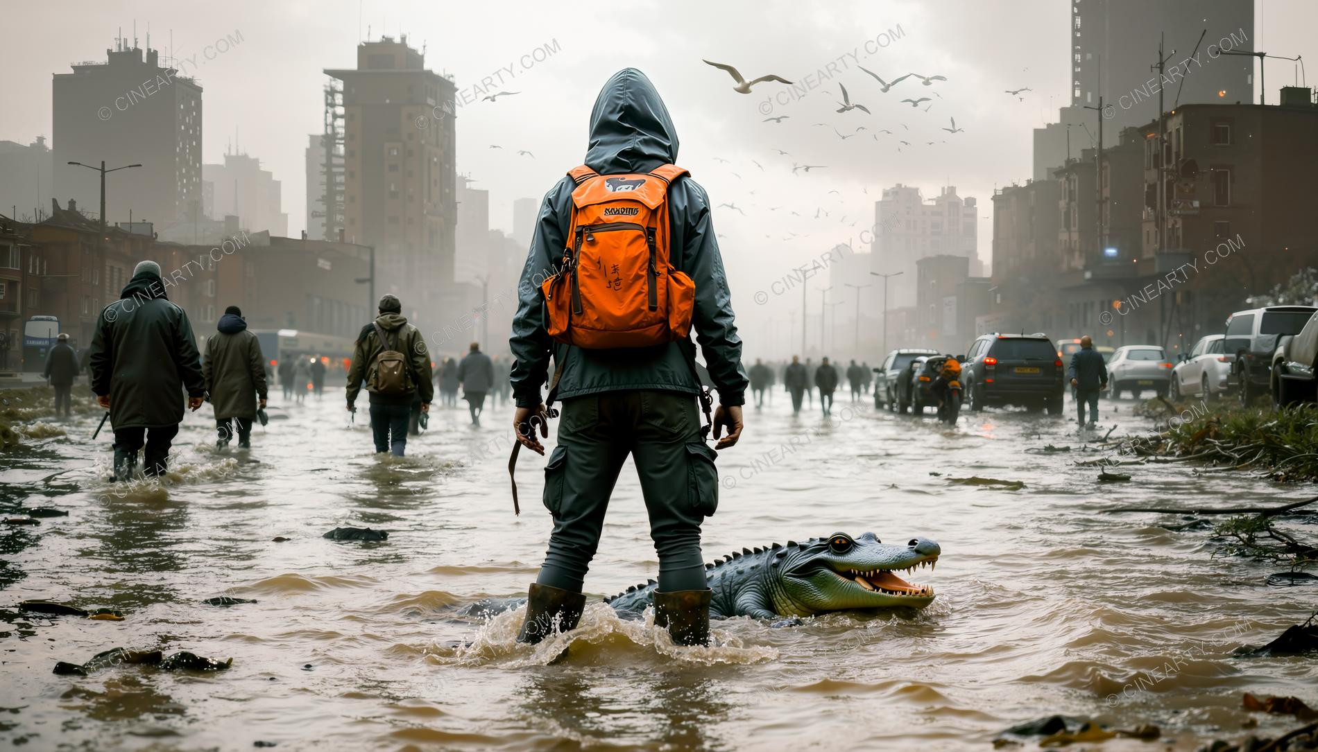 Alligators in the city 51942