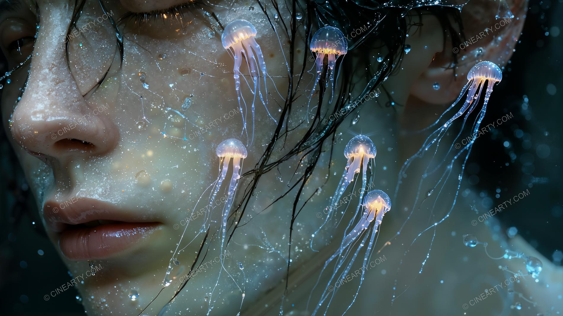 Close-Up Portrait of Infected Human 63251