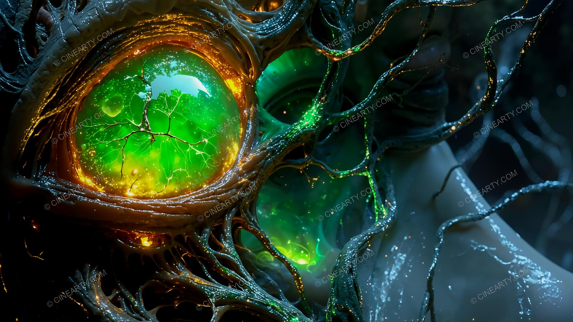 Close-Up view of Infected Eye 49382